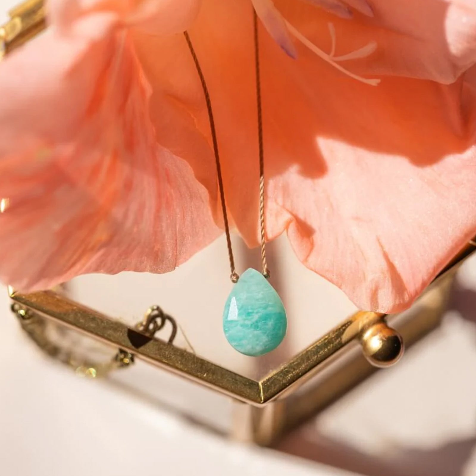 You Are Brave Amazonite Necklace