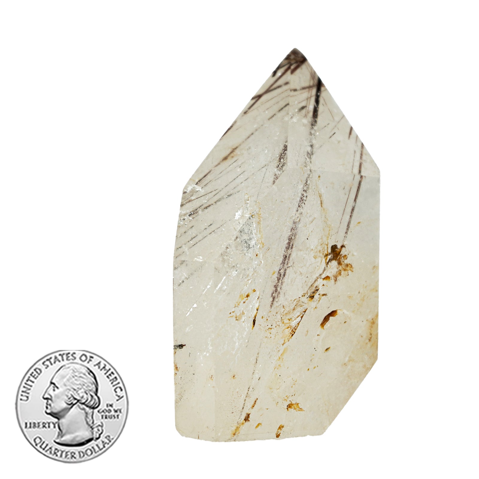 RUTILATED CLEAR QUARTZ POINT