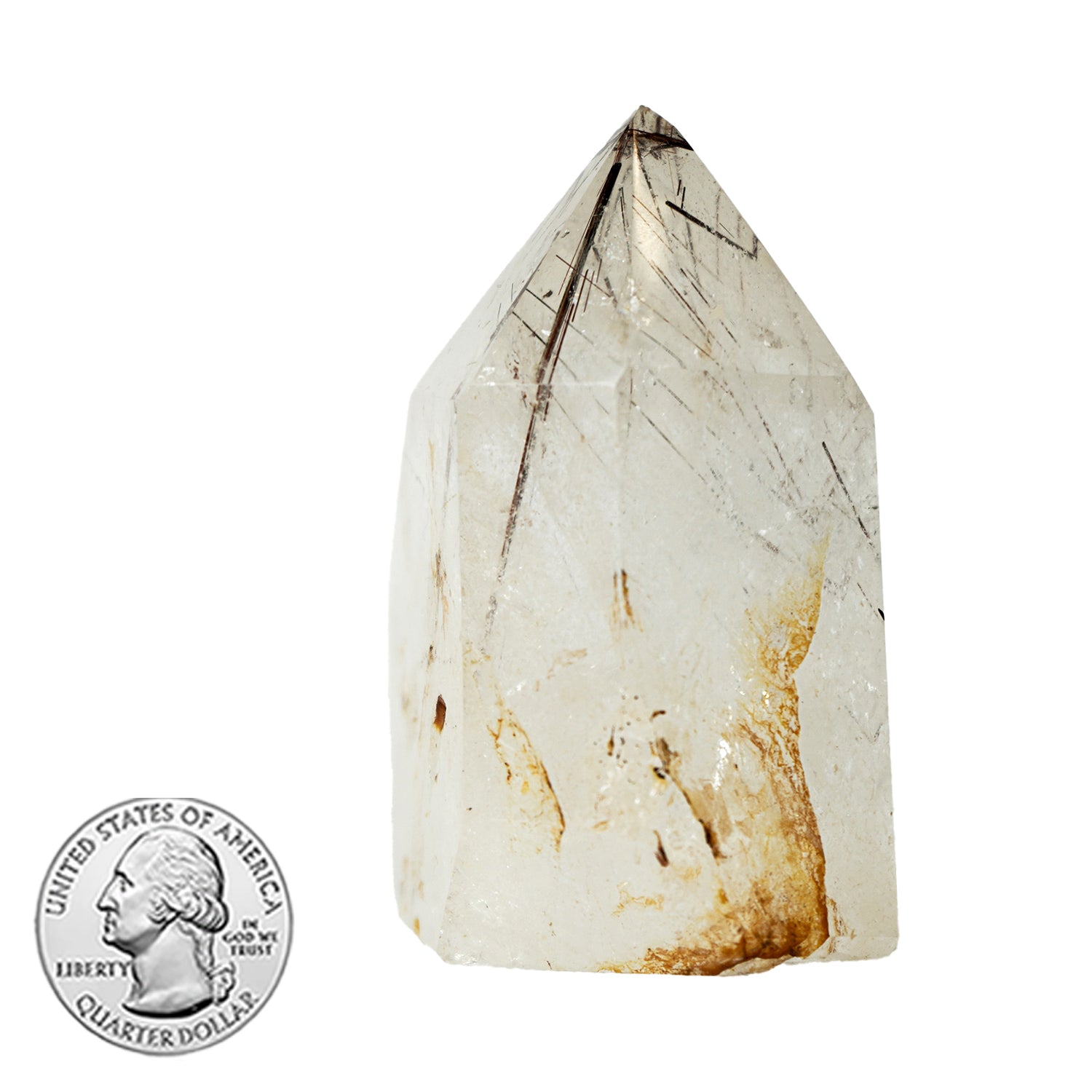 RUTILATED CLEAR QUARTZ POINT