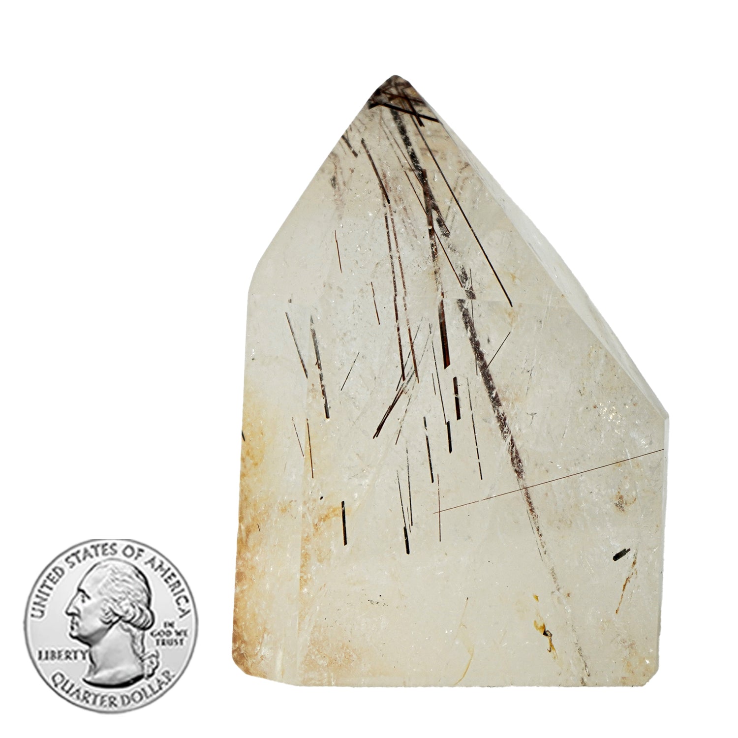 RUTILATED CLEAR QUARTZ POINT