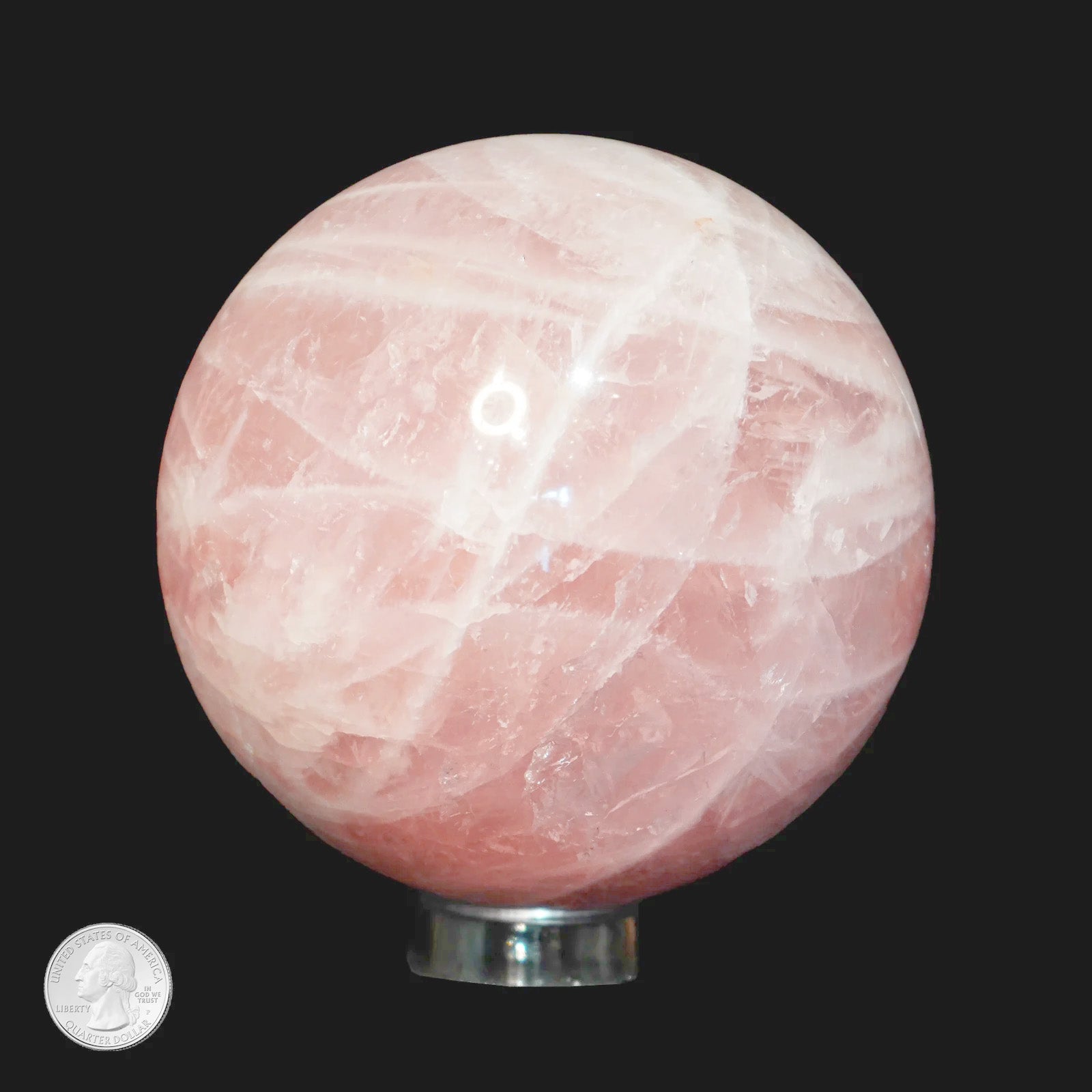 ROSE QUARTZ SPHERE