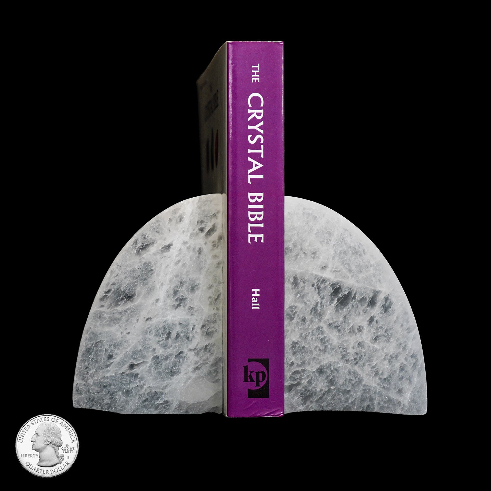 SELENITE BOOK ENDS