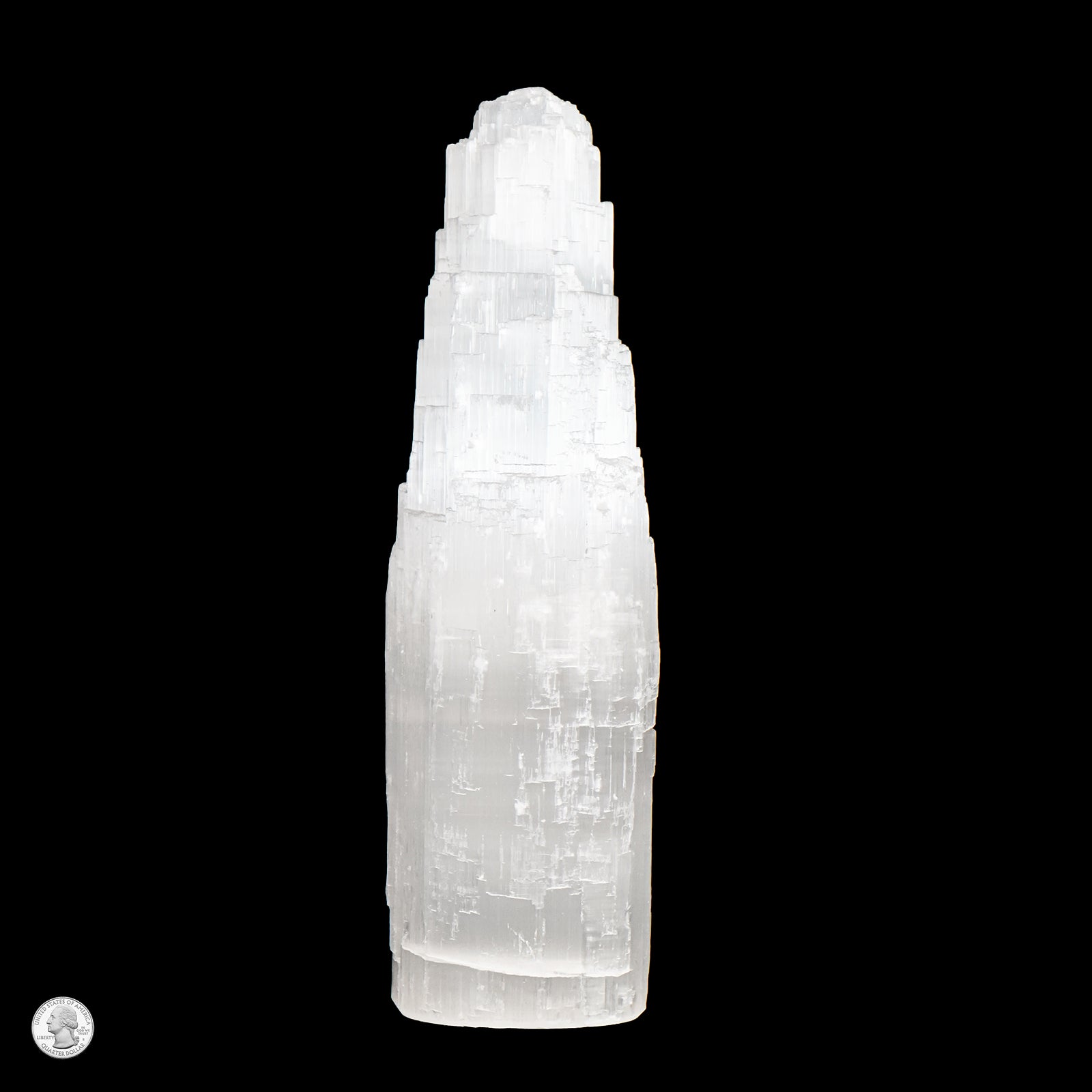 SELENITE TOWER LAMP 40cm