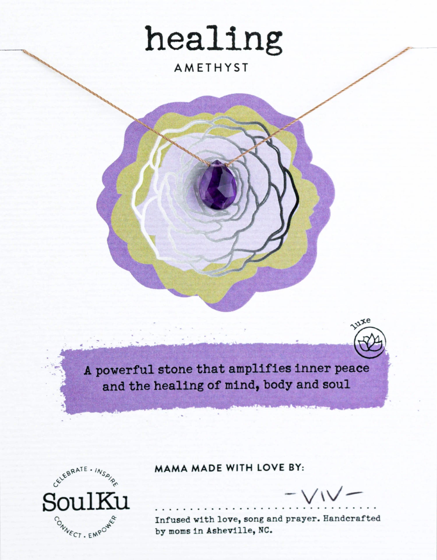 Healing Amethyst Luxe Necklace