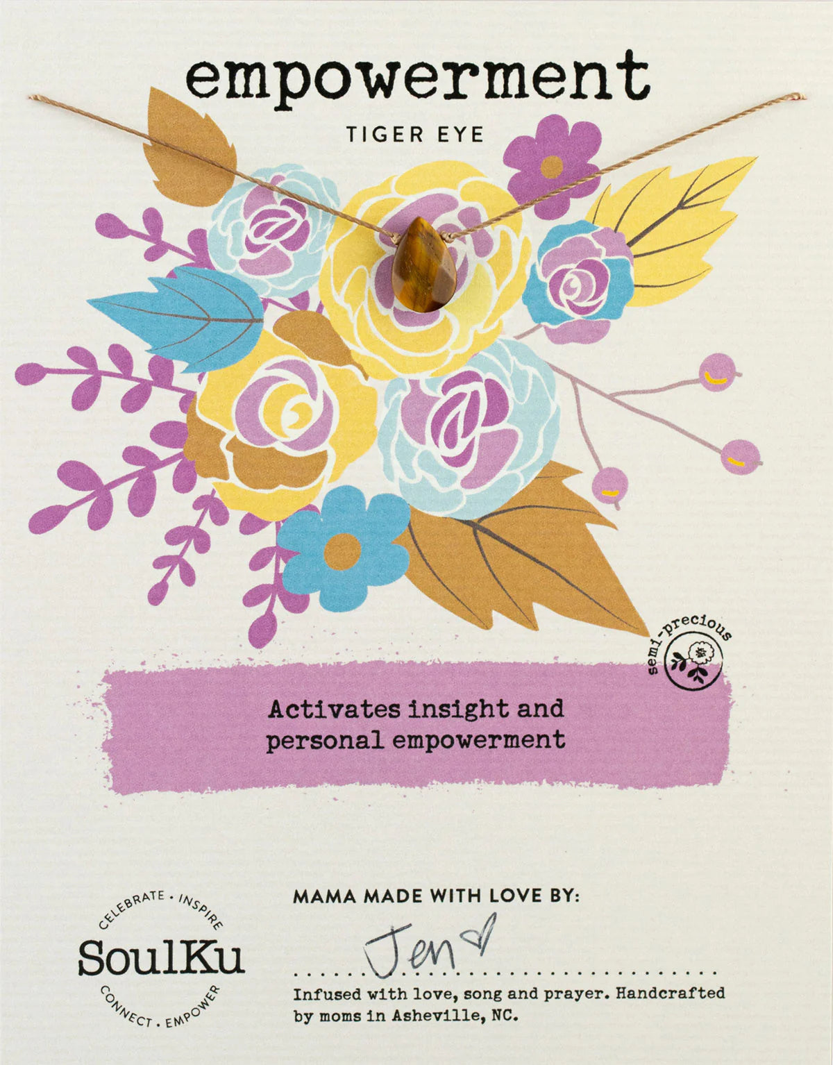 Empowerment Tiger Eye Soul Full Necklace