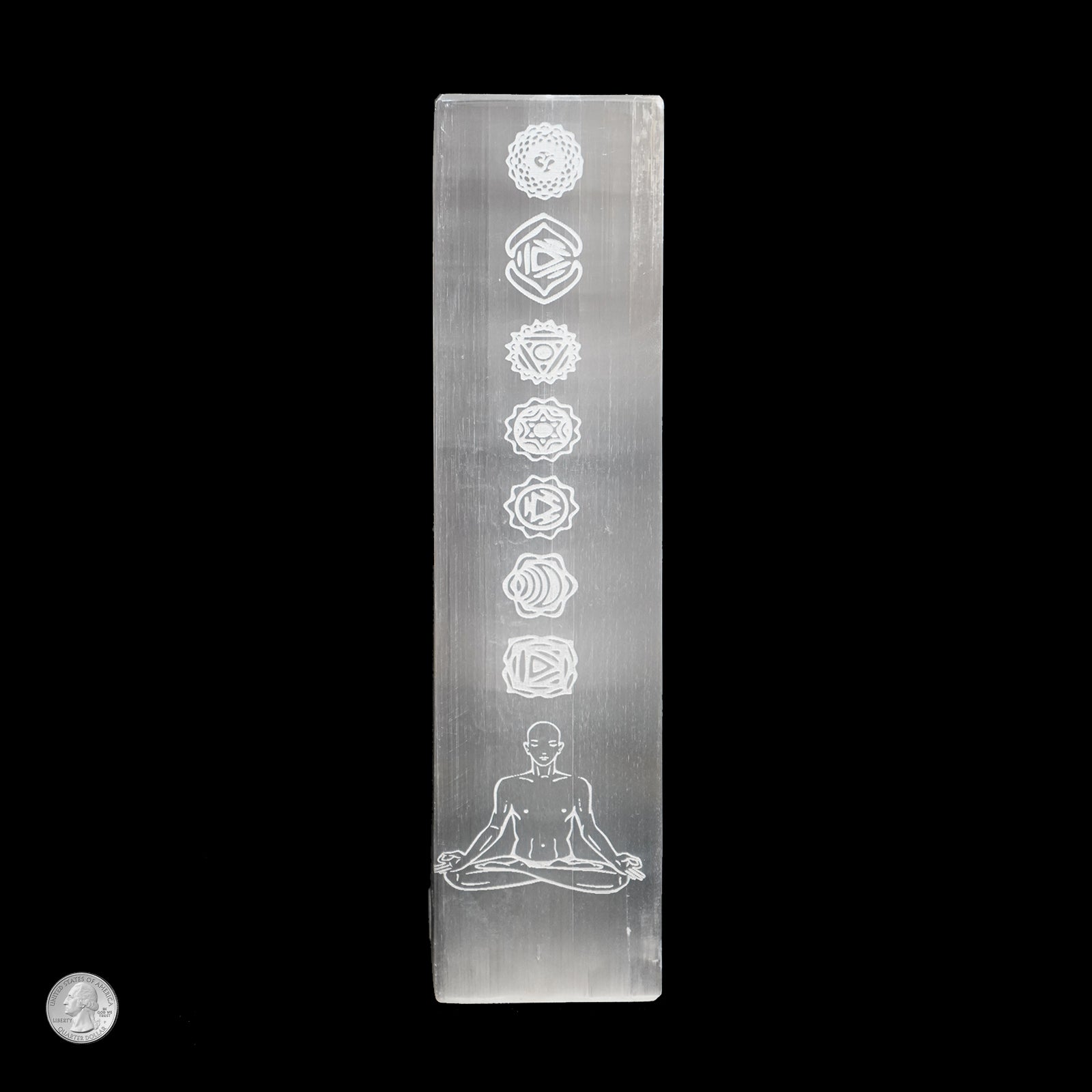 SELENITE CHAKRA LAMP