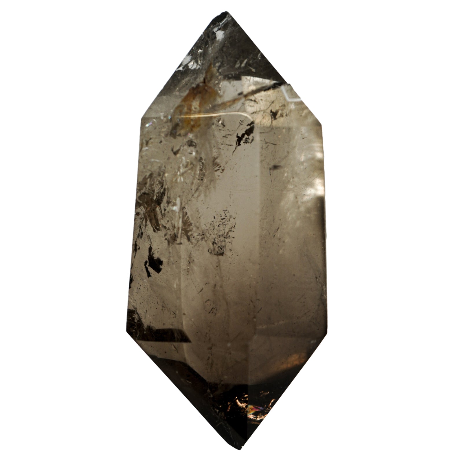 SMOKY QUARTZ DOUBLE TERMINATED POINT