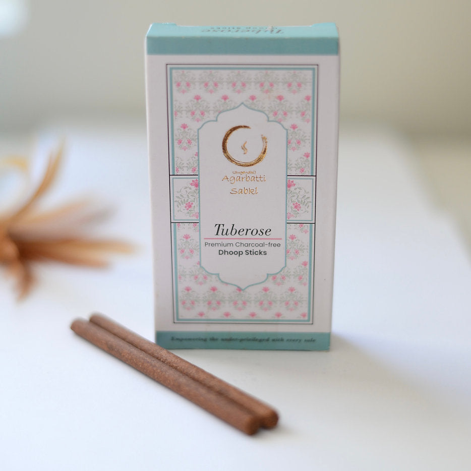 Tuberose Bambooless Incense Sticks