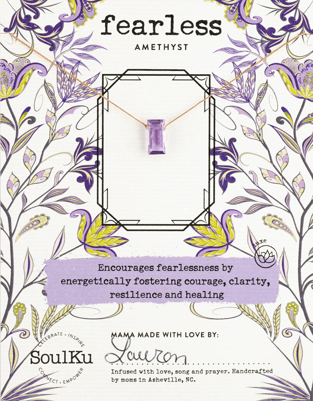 Fearless Amethyst Necklace