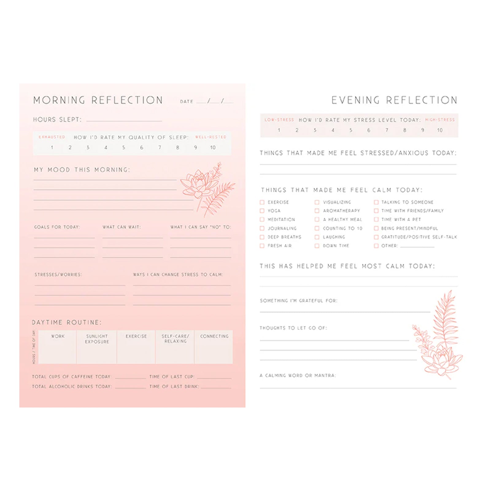 CALM: A DAY AND NIGHT REFLECTION JOURNAL