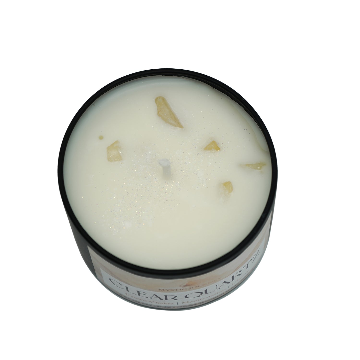 CLEAR QUARTZ CANDLE 4OZ