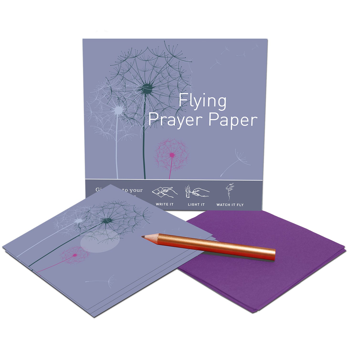 Dandelion Prayer Flying Wish Paper (Mini Kit)