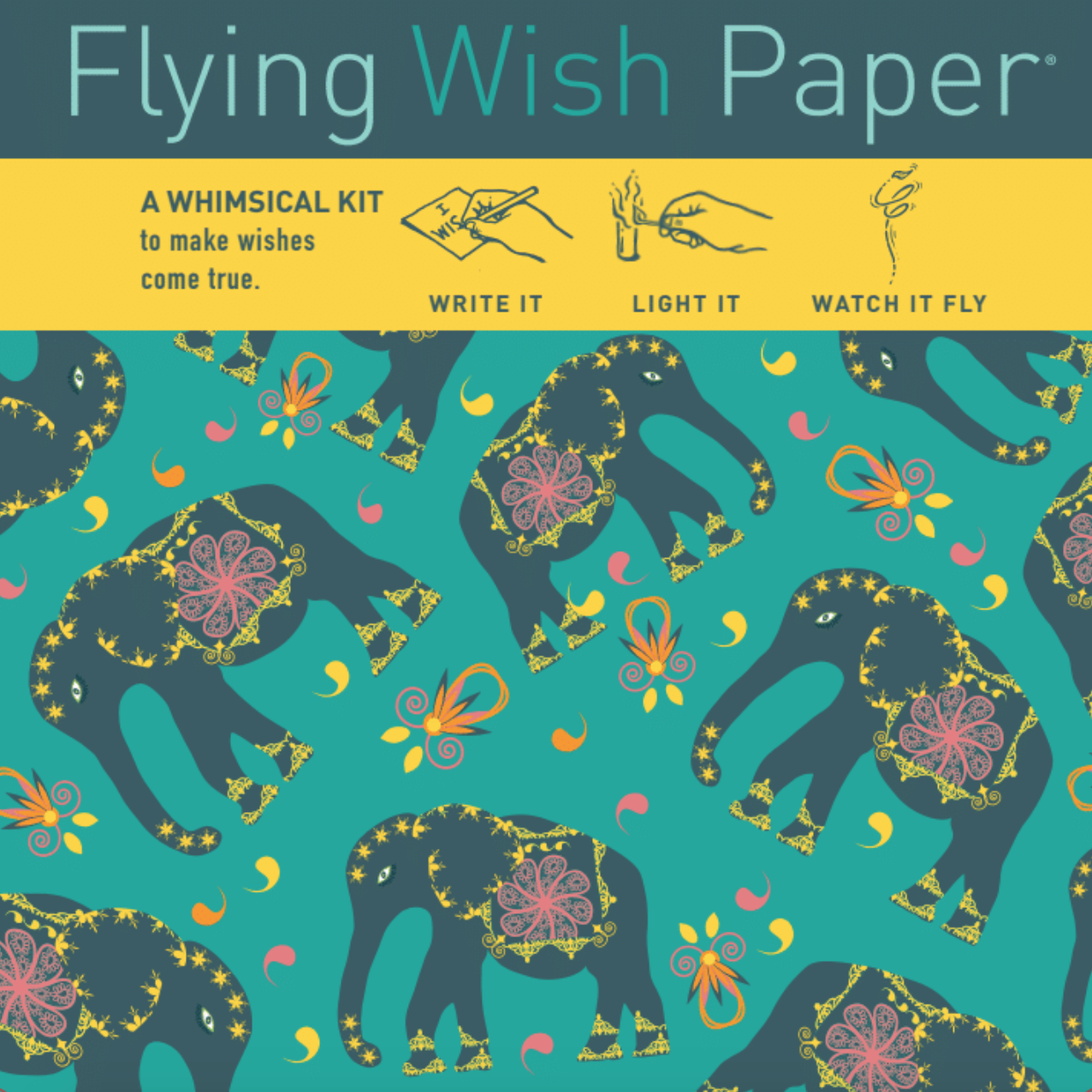 Elephants Flying Wish Paper (Mini Kit)