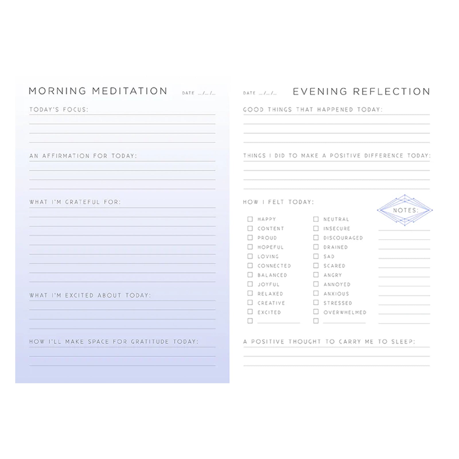 GRATITUDE: A DAY AND NIGHT REFLECTION JOURNAL