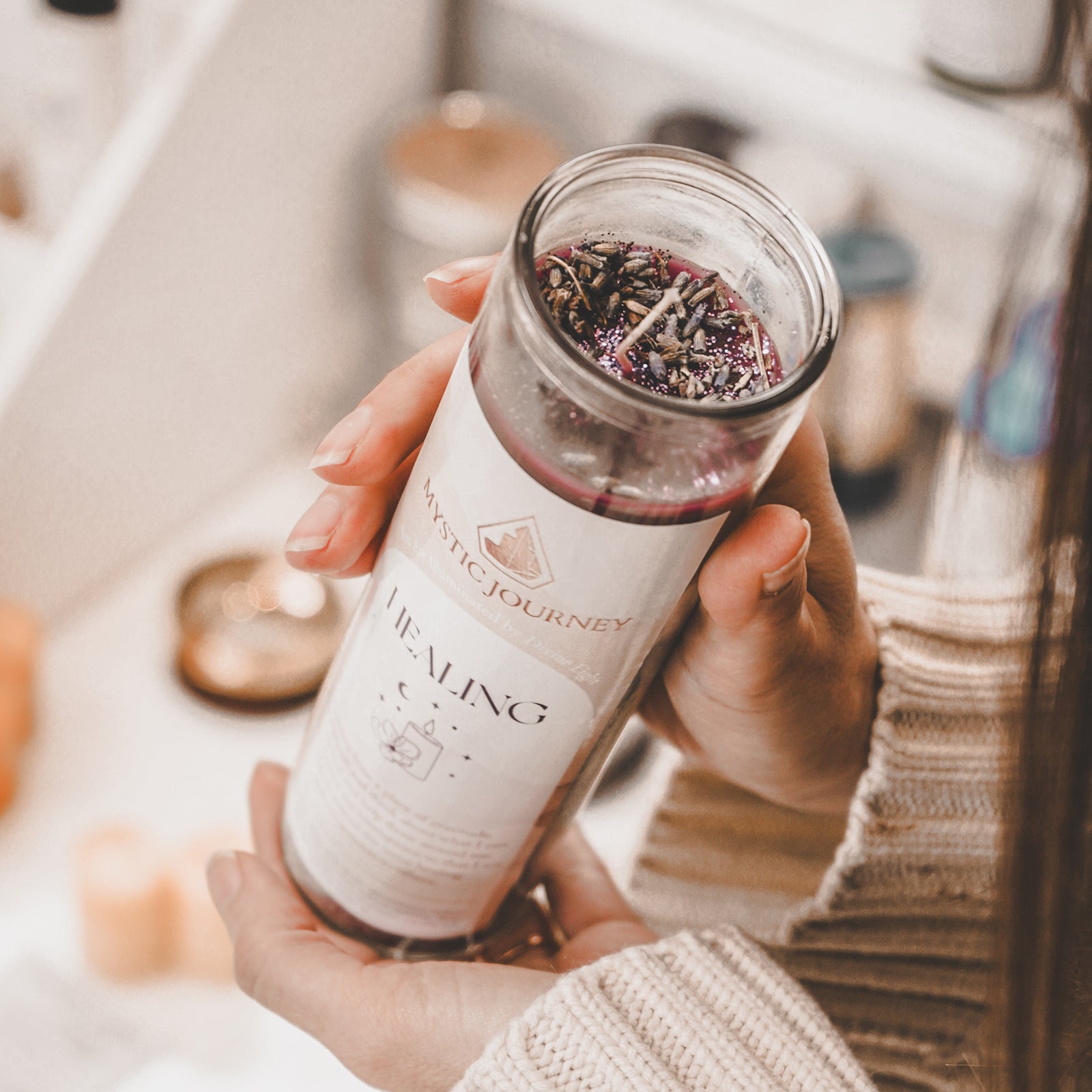 HEALING CANDLE (8")