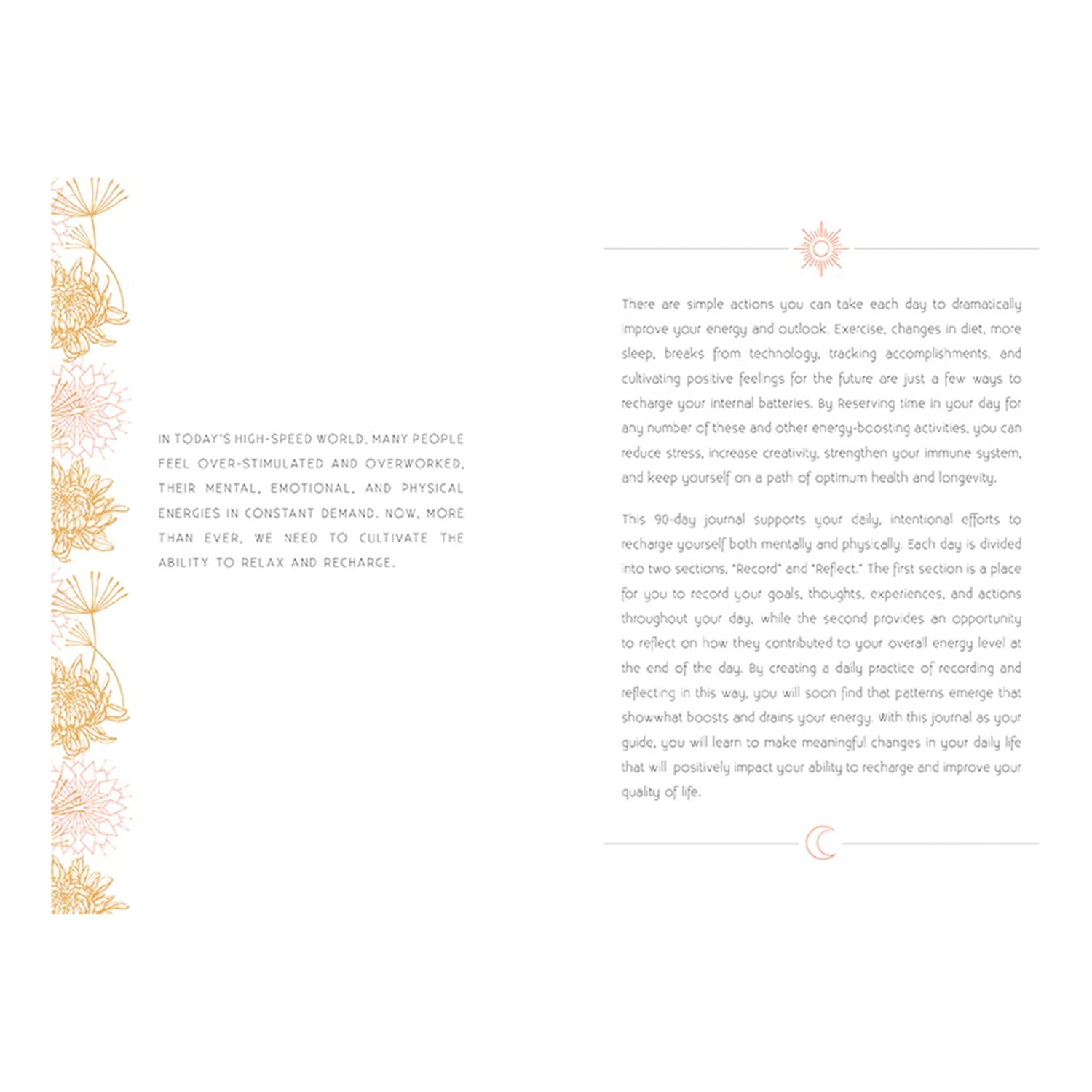 RECHARGE: A DAY AND NIGHT REFLECTION JOURNAL
