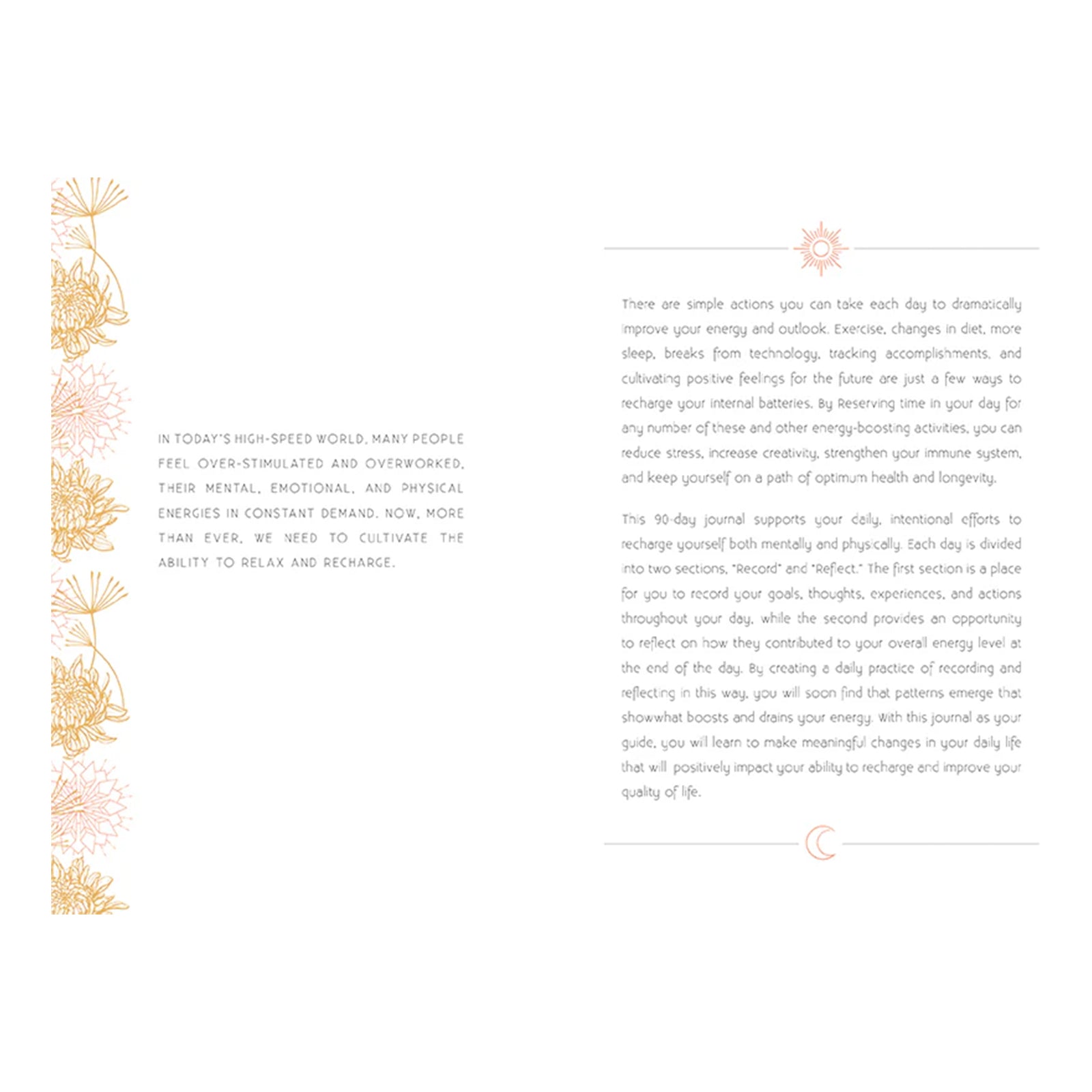 RECHARGE: A DAY AND NIGHT REFLECTION JOURNAL