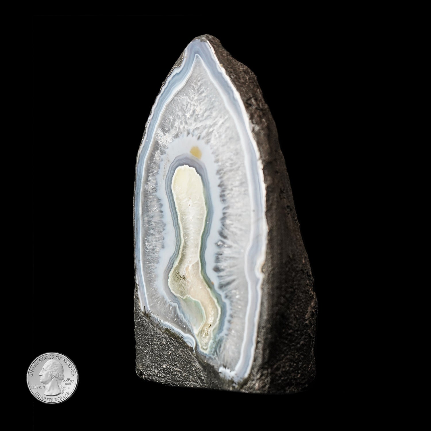 AMETHYST AND AGATE CATHEDRAL GEODE