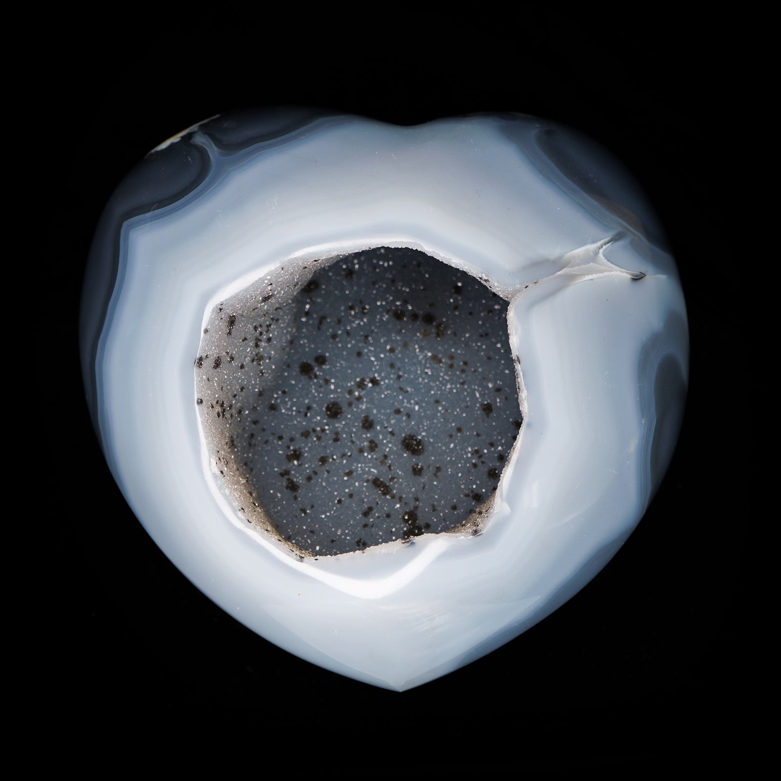 AGATE DRUZY HEART