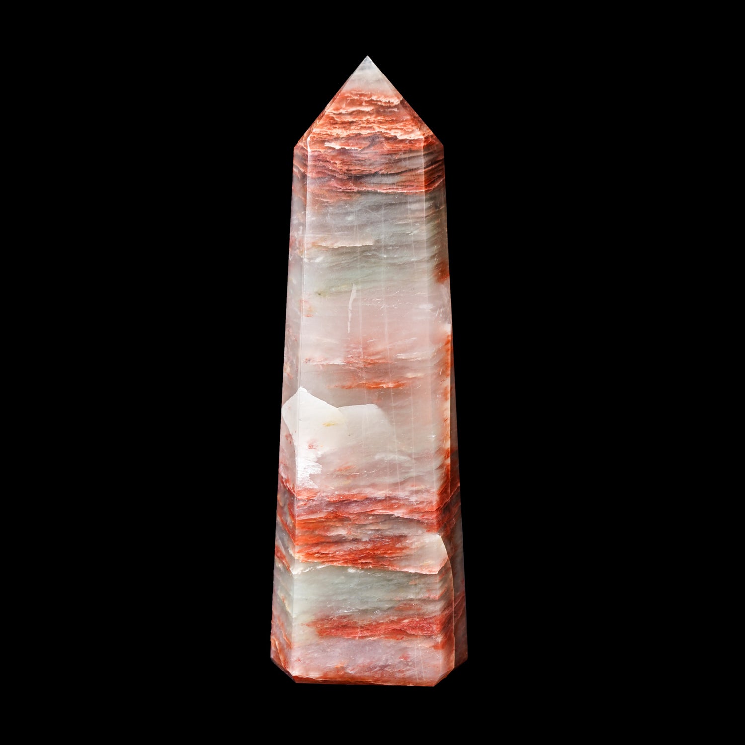 ARAGONITE & QUARTZ POINT