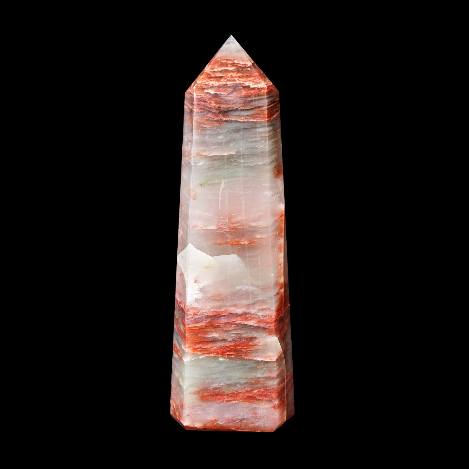 ARAGONITE & QUARTZ POINT