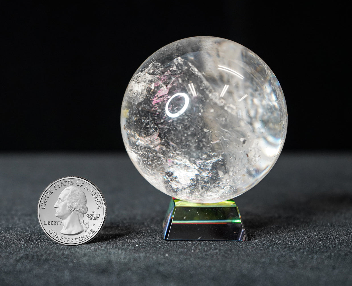CLEAR QUARTZ SPHERE
