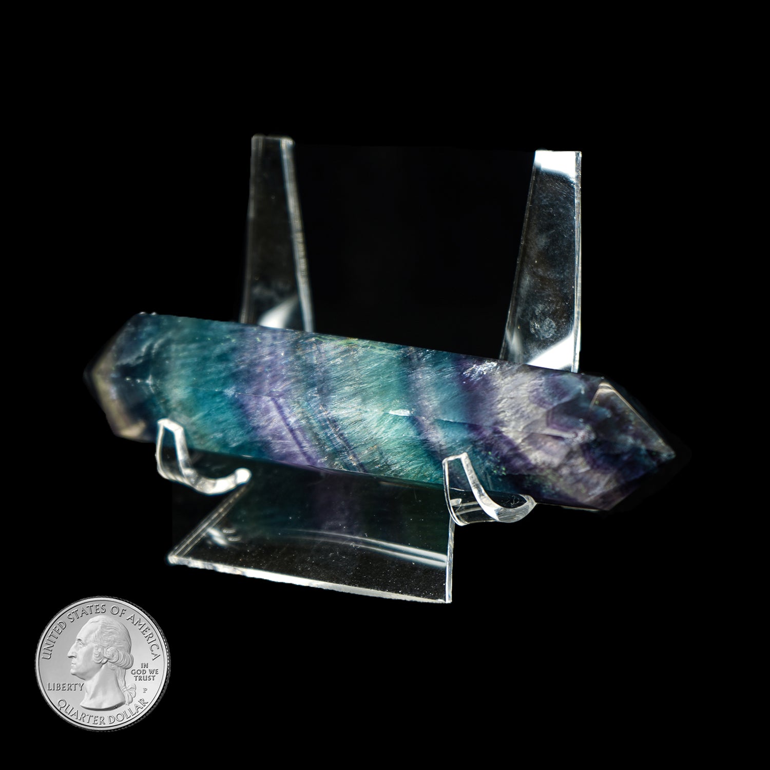 FLUORITE DOUBLE TERMINATED WAND
