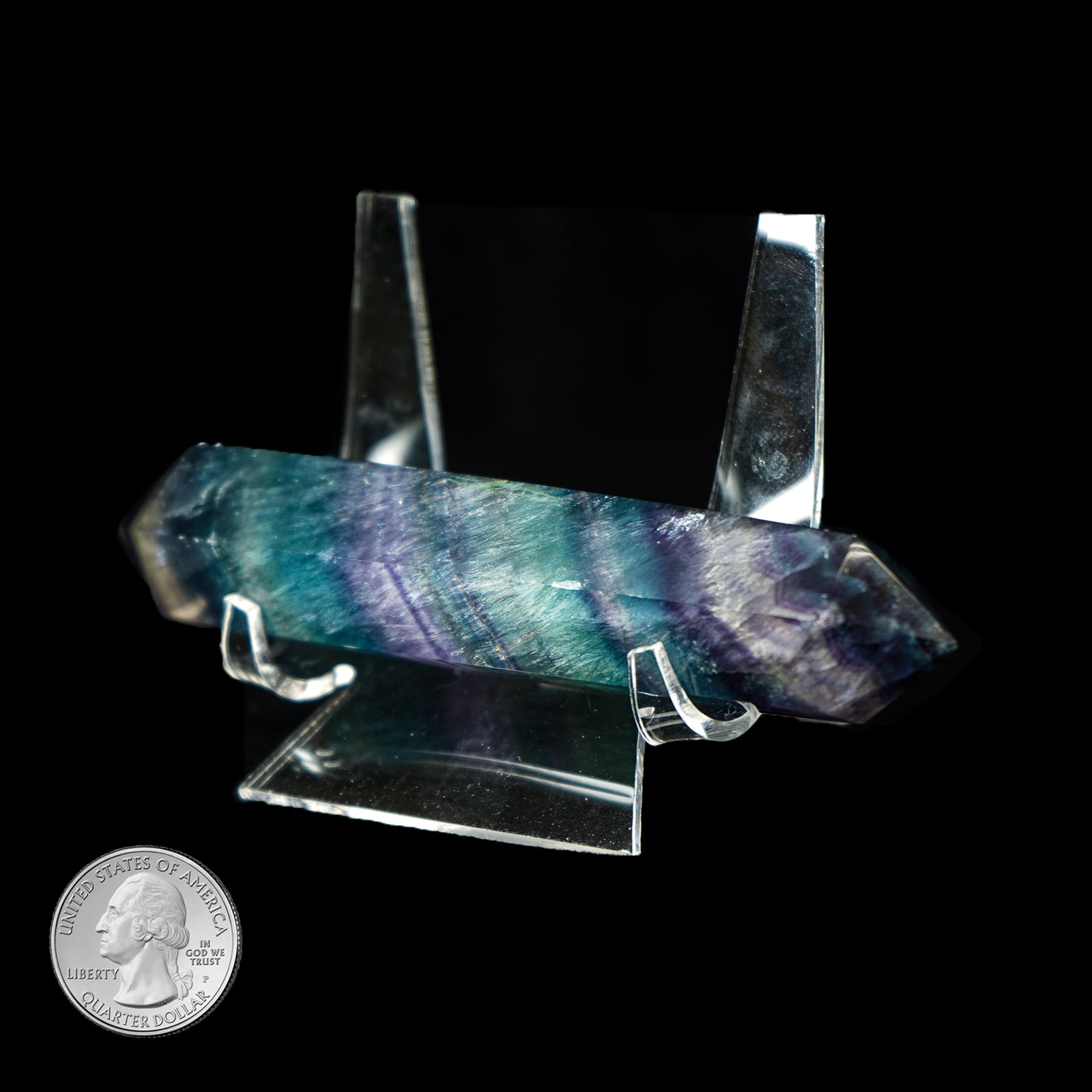 FLUORITE DOUBLE TERMINATED WAND
