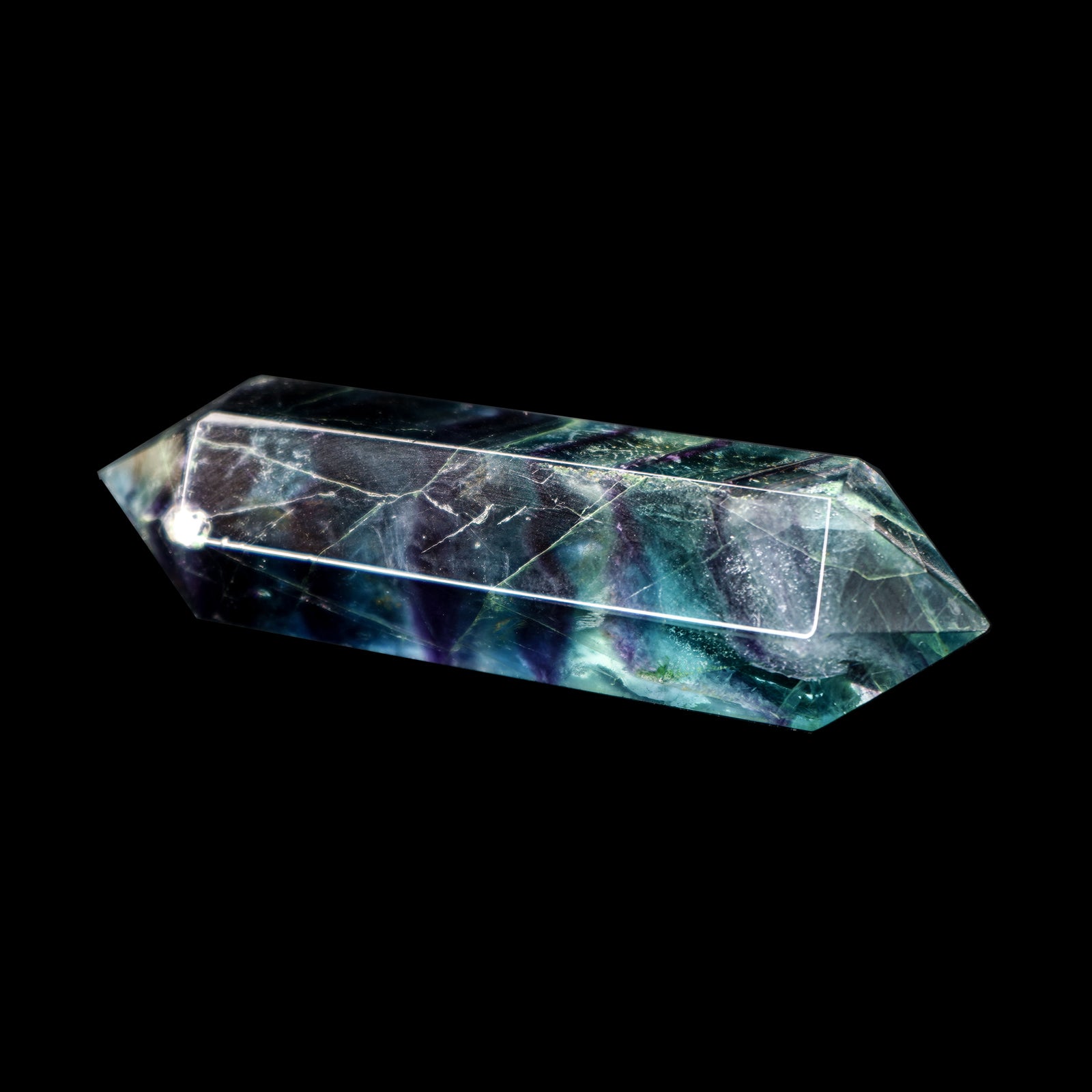 FLUORITE DOUBLE TERMINATED WAND
