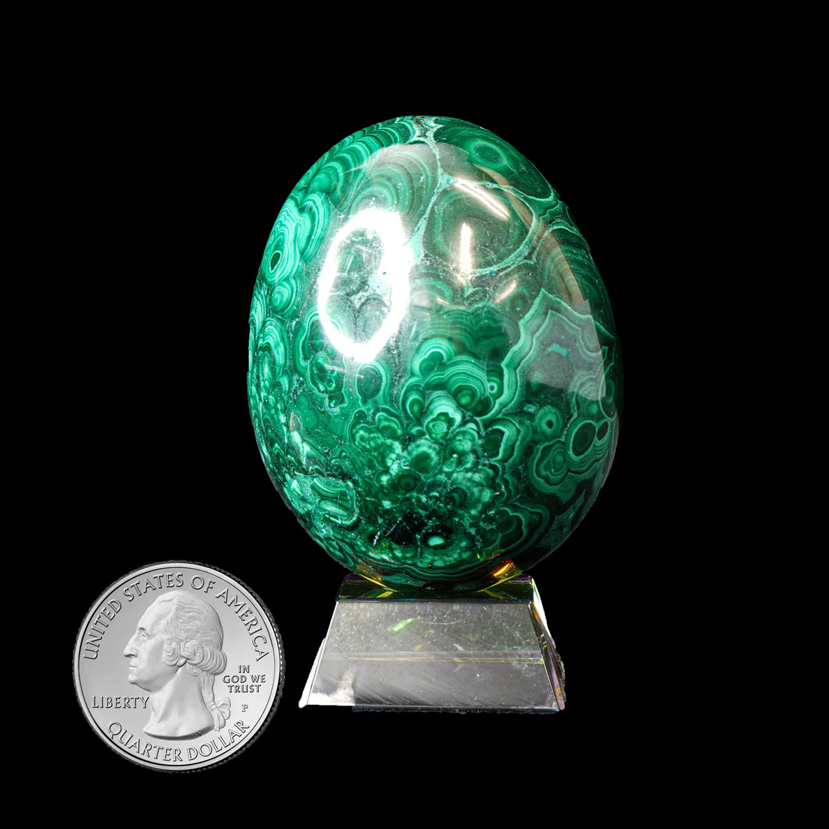 MALACHITE EGG