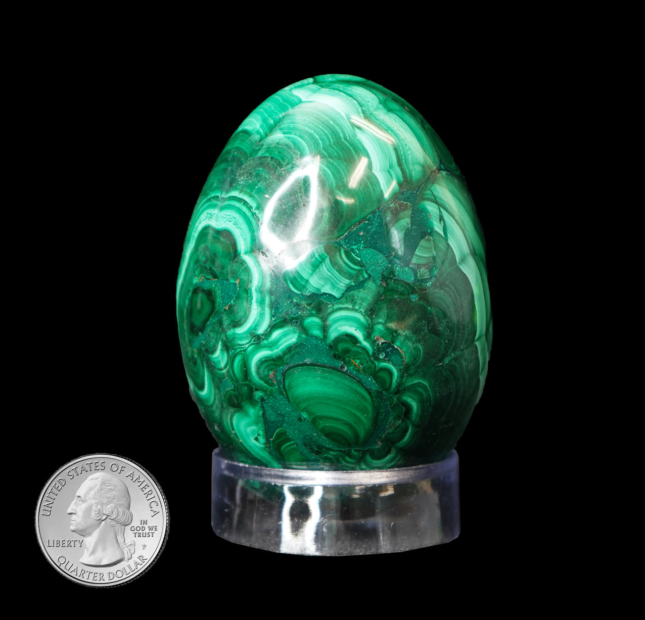 MALACHITE EGG