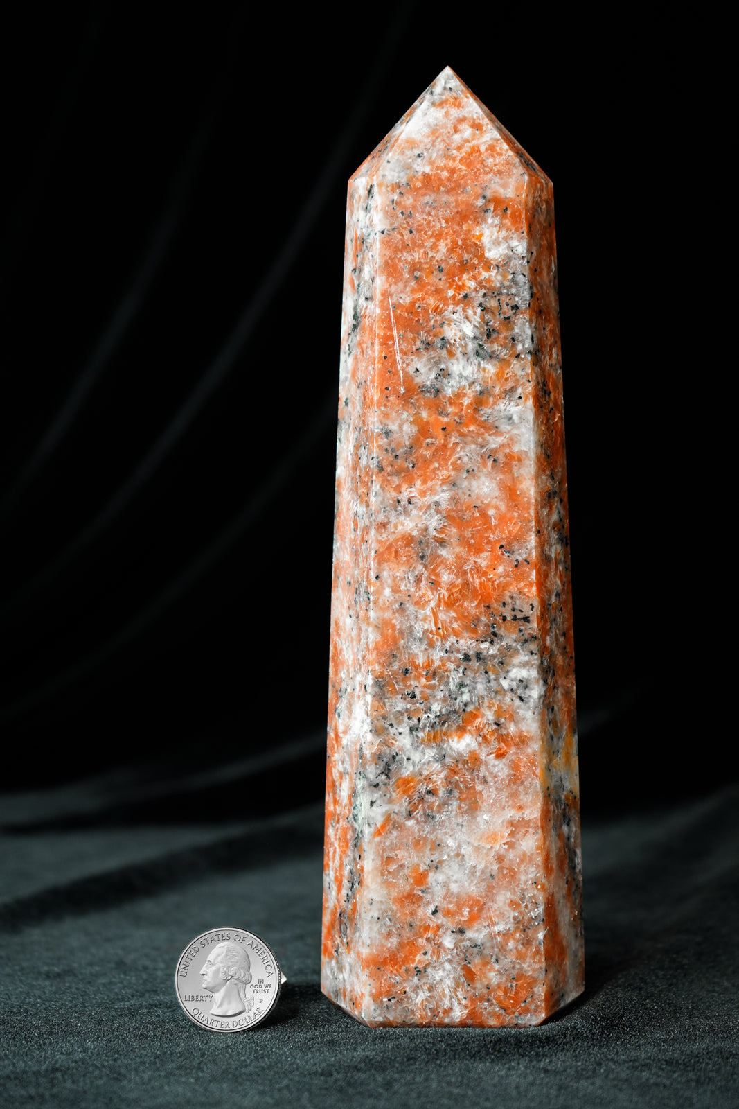 ORANGE CALCITE POINT