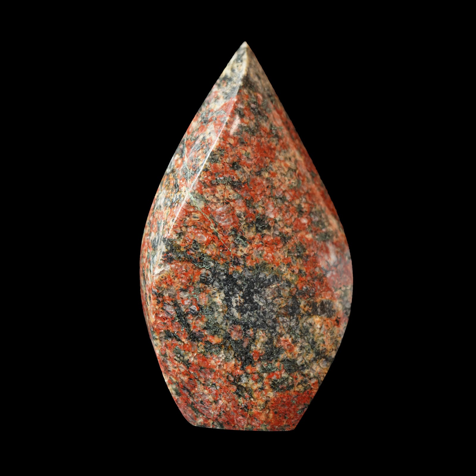 RED CORAL CALCITE FLAME