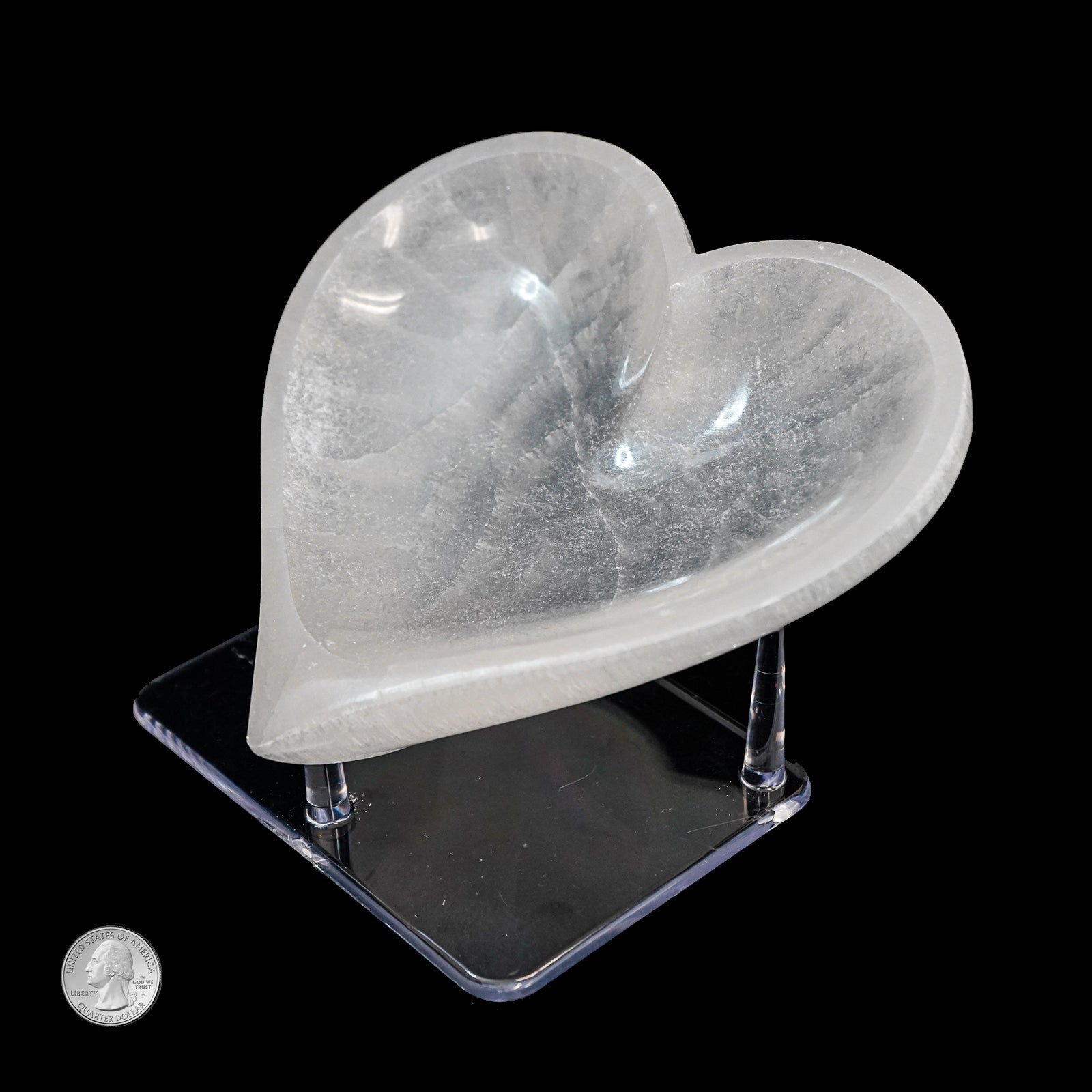 SELENITE HEART BOWL