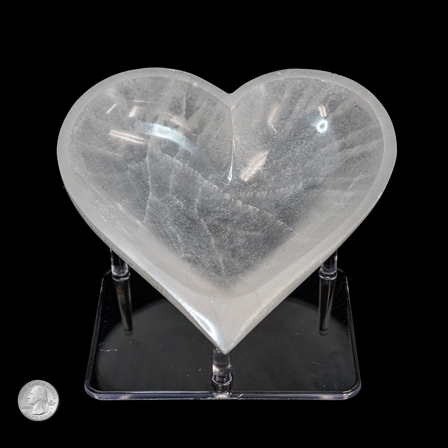 SELENITE HEART BOWL