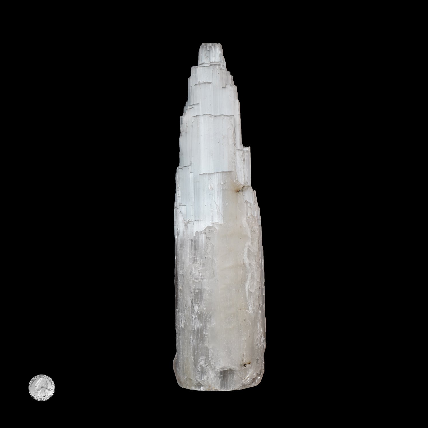SELENITE TOWER LAMP 35cm