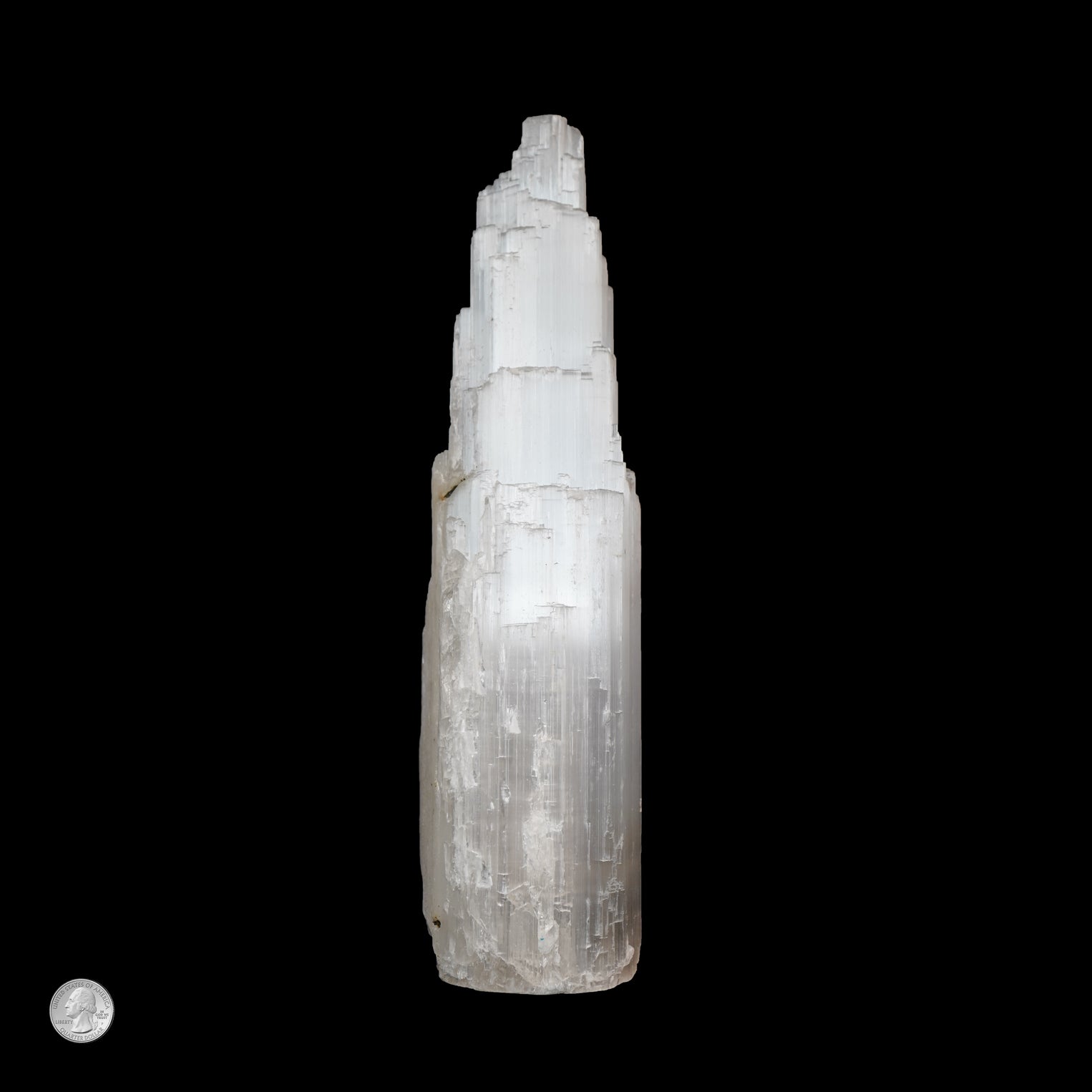 SELENITE TOWER LAMP 35cm