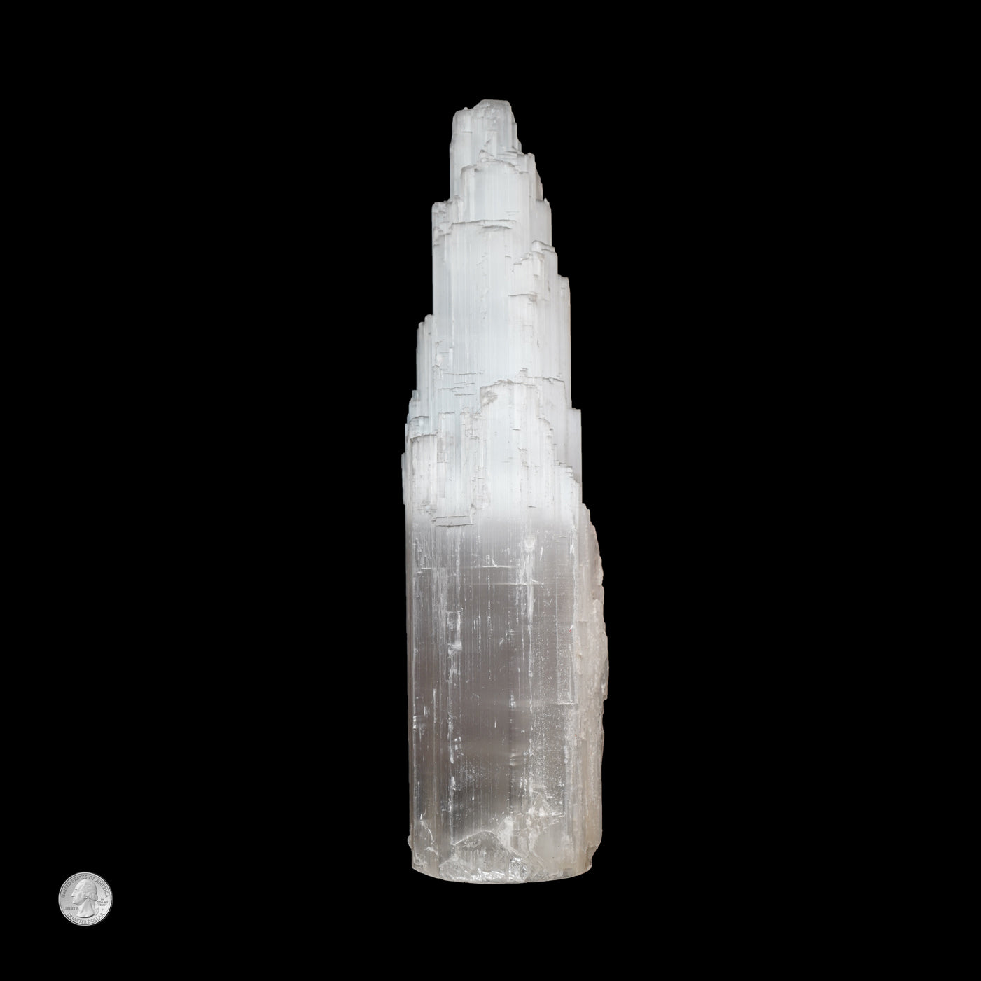 SELENITE TOWER LAMP 35cm