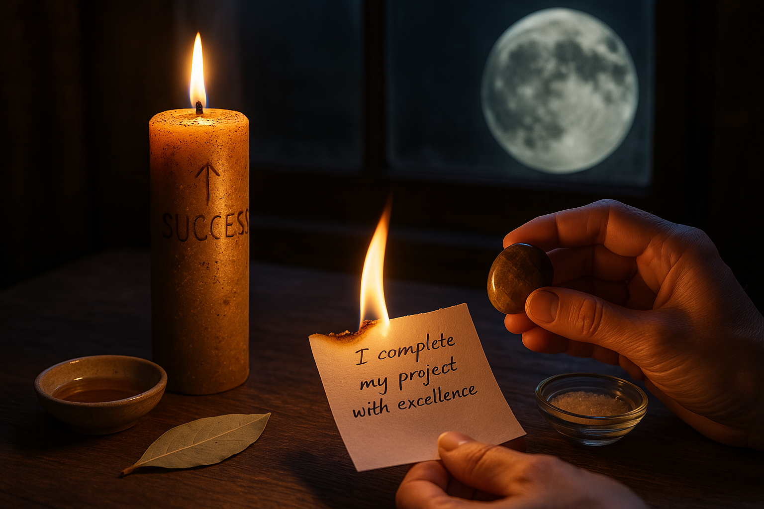 Success Candle Magic Ritual for Achievement & Motivation