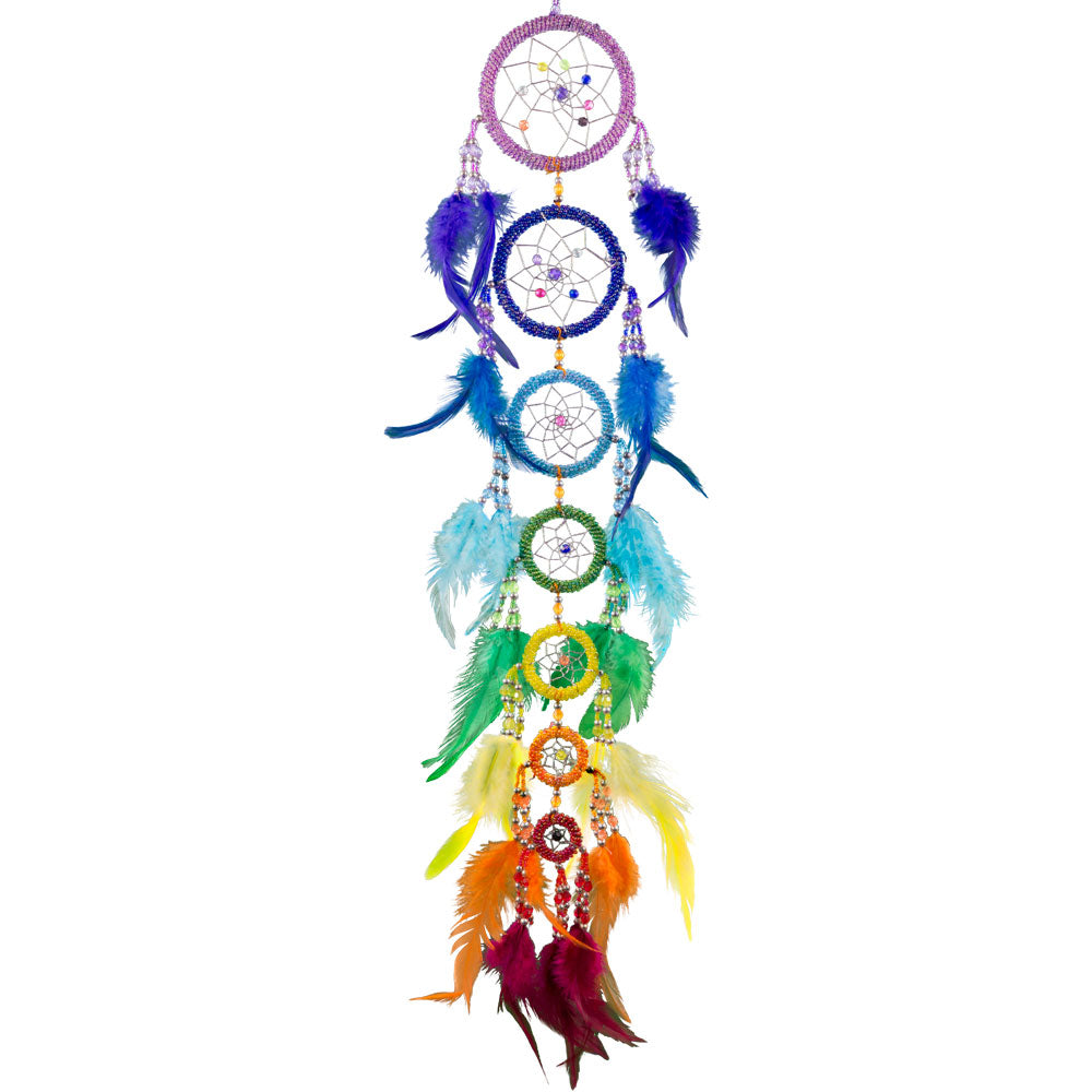 Beaded Chakras Dreamcatcher