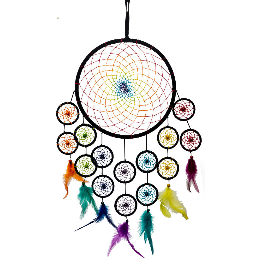 Double Row Chakras Dreamcatcher