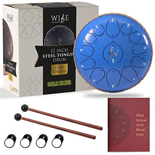 STEEL TONGUE DRUM 12" - Navy Blue