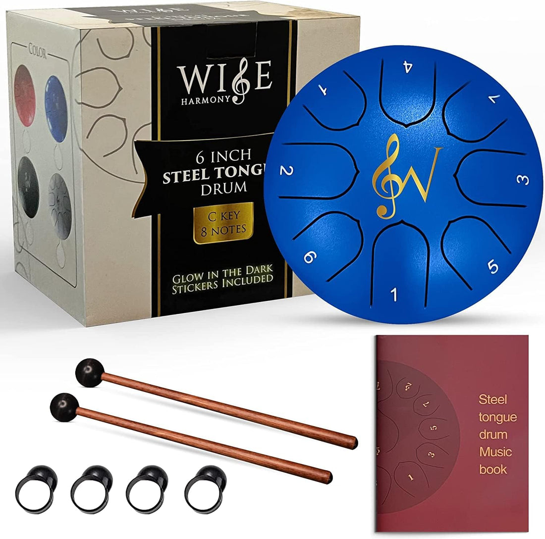 STEEL TONGUE DRUM 12" - Navy Blue