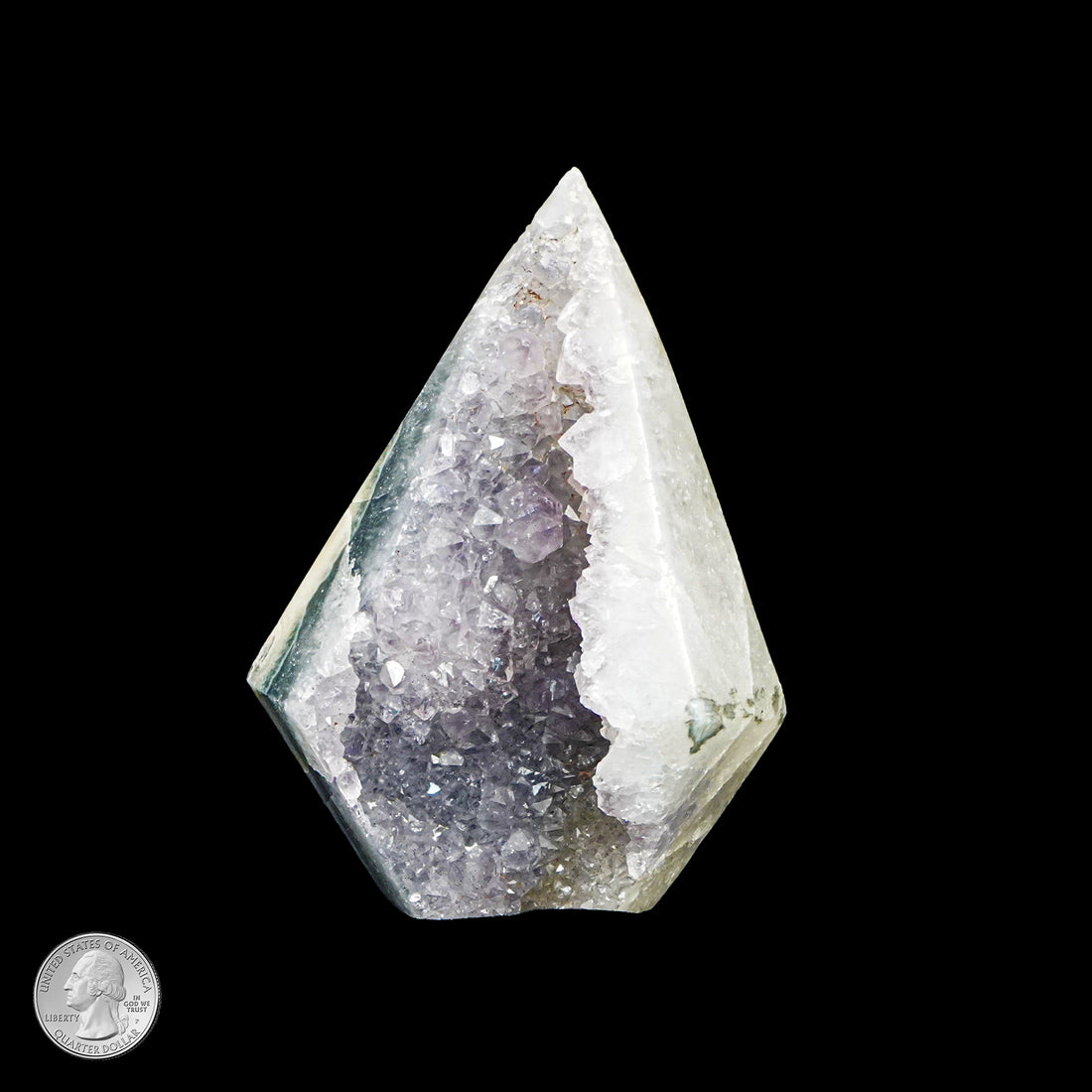 AMETHYST AND AGATE GEODE PENDULUM