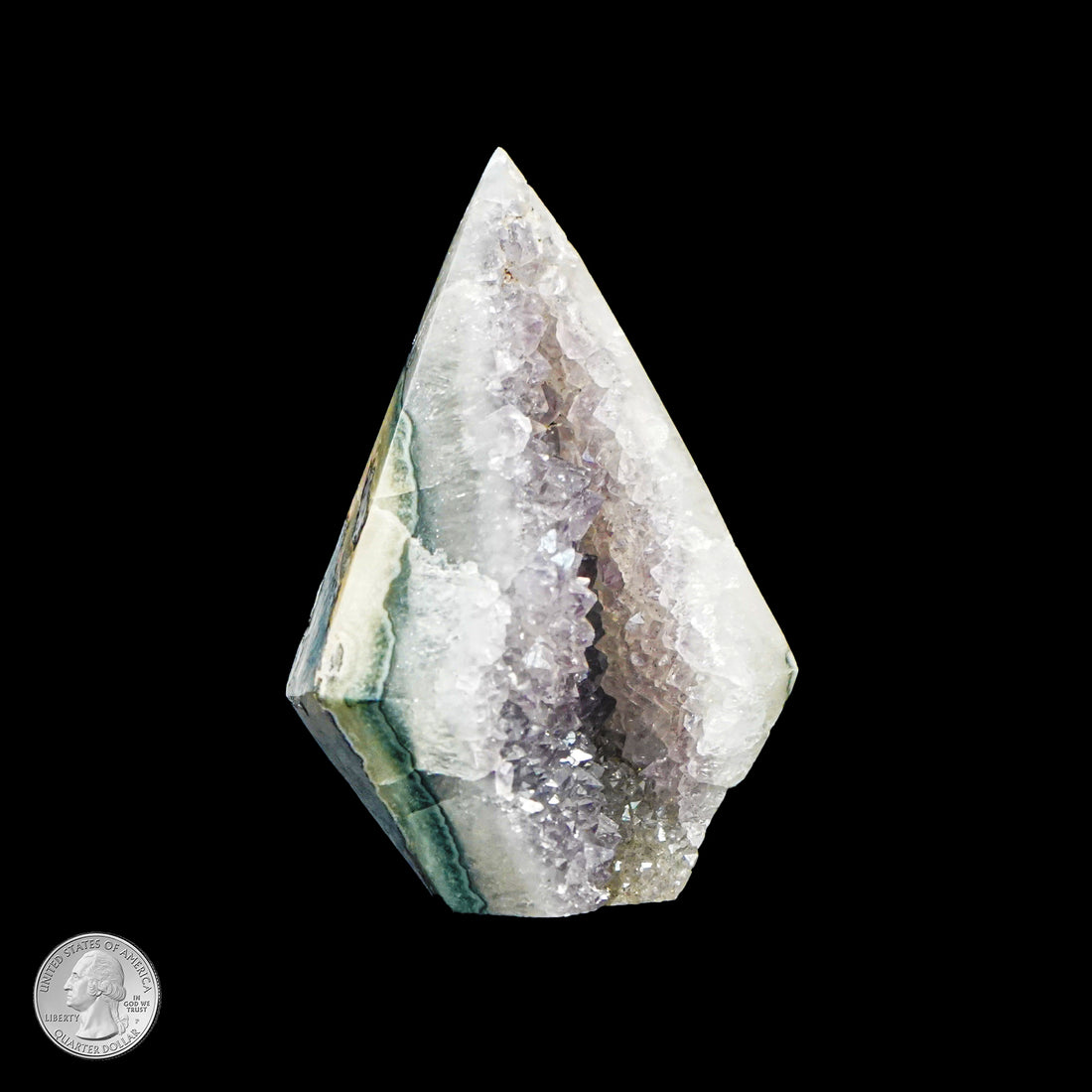AMETHYST AND AGATE GEODE PENDULUM