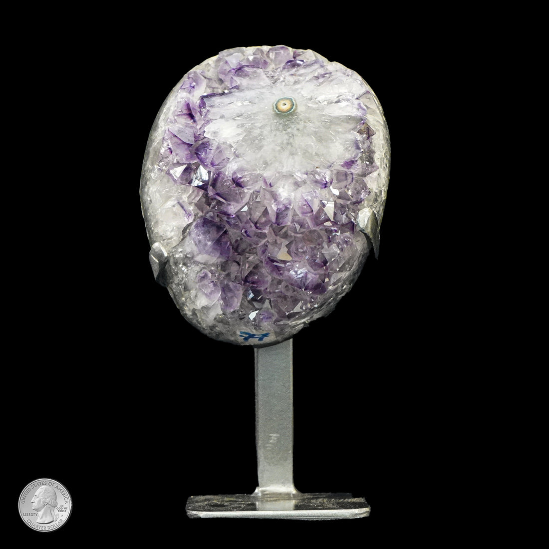 AMETHYST GEODE WITH STAR FORMATION