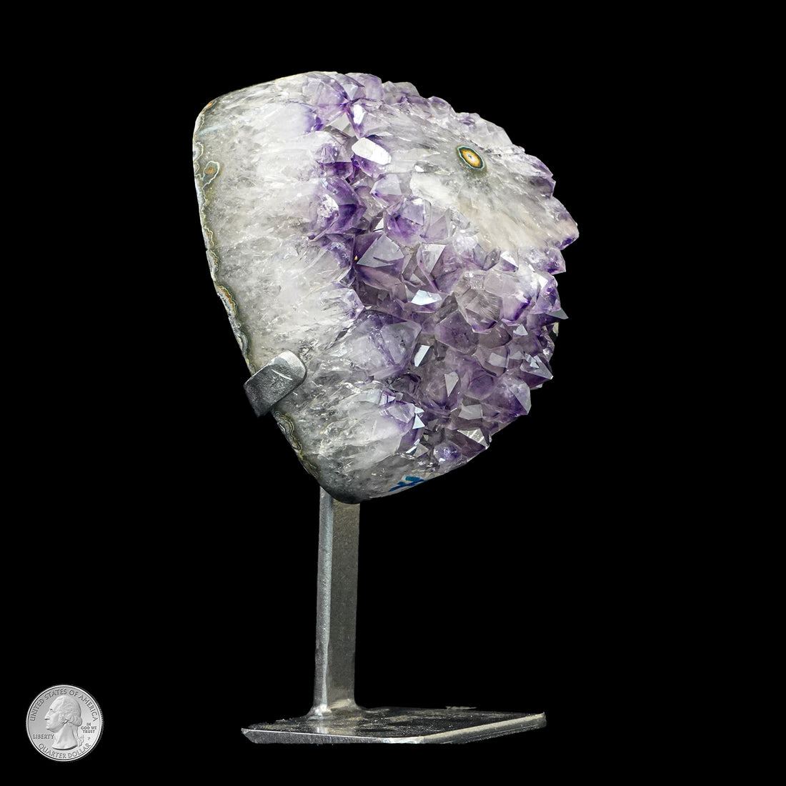 AMETHYST GEODE WITH STAR FORMATION