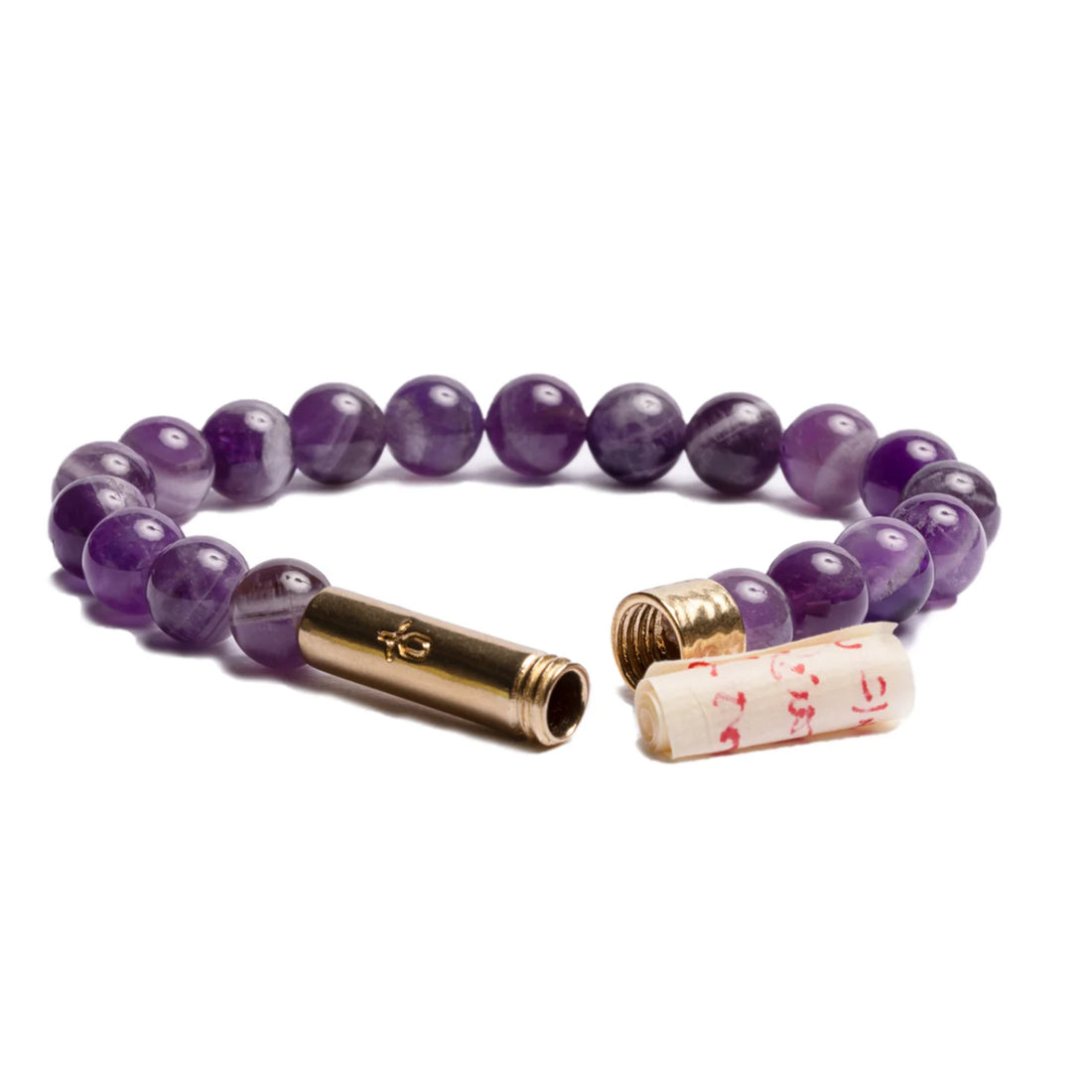 MATTE AMETHYST INTENTION BRACELET