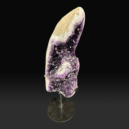 AMETHYST GEODE WITH FLOWER FORMATION