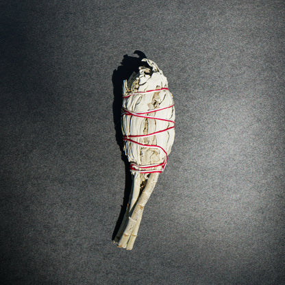 WHITE SAGE SMUDGE STICK (TORCH STYLE) - 4 INCHES